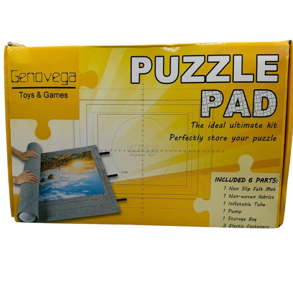 Puzzle Pad With Storage Bag For Easy Puzzle Management